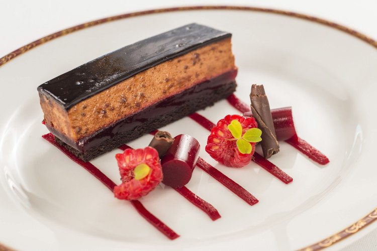 Chocolate Raspberry Cake at Petites Assiettes de Remy