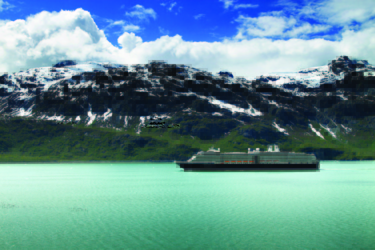 Westerdam in Glacier Bay
