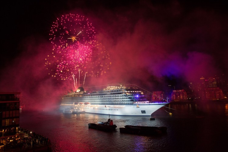 ÒViking Sea, officially a small ship, becomes largest ocean ship to be christened in LondonÓ ÒViking Cruises christens its second of six planned ocean ships in GreenwichÓ in London, Britain May 5, 2016