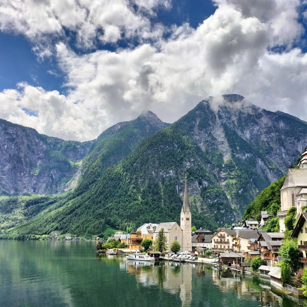 salzkammergut lake hallstatt austria