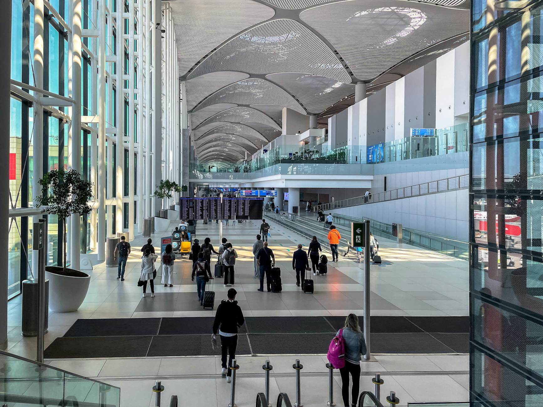lobby of the istanbul international airport turkey