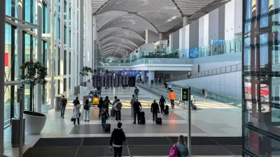lobby of the istanbul international airport turkey