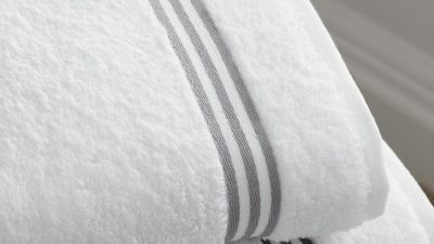 white towel