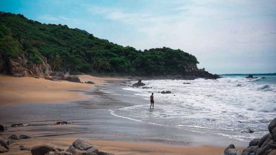 scenic view of the beach