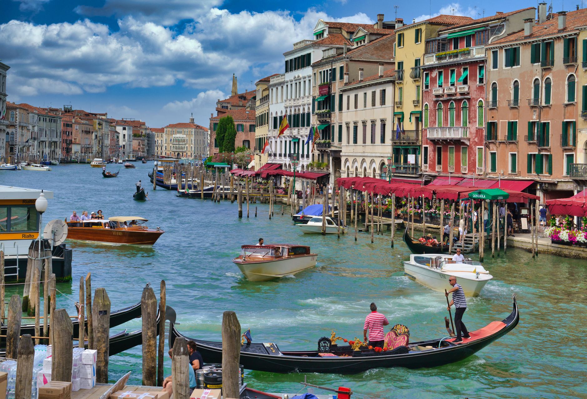 body of water near buildings