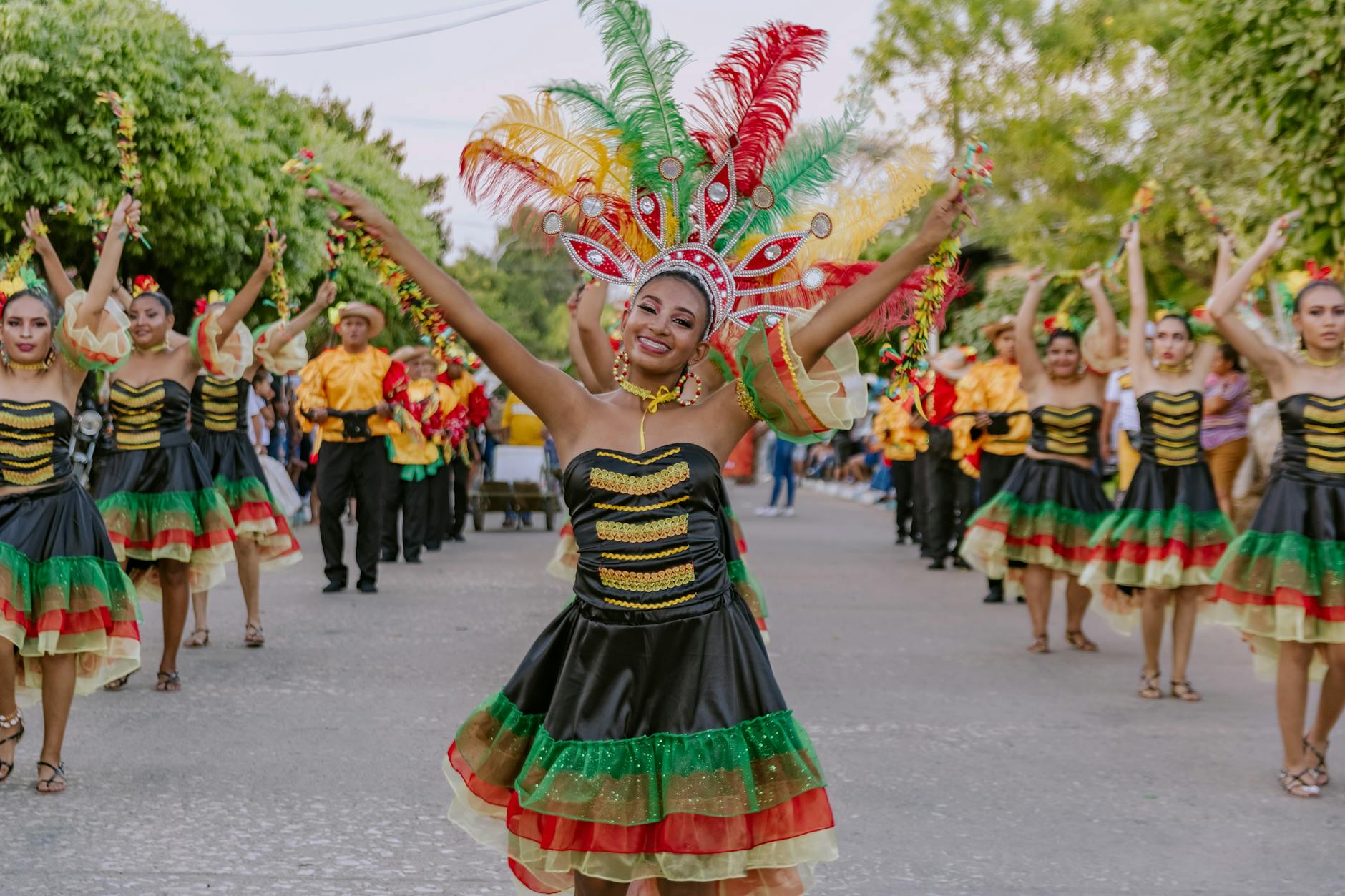 dancers during parade