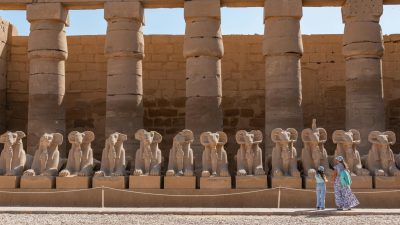 precinct of amun re karnak temple complex luxor egypt