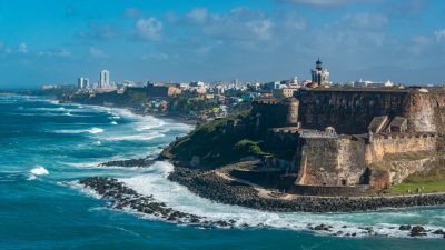 fortress and city on the coast