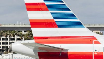 an airplane at an airport