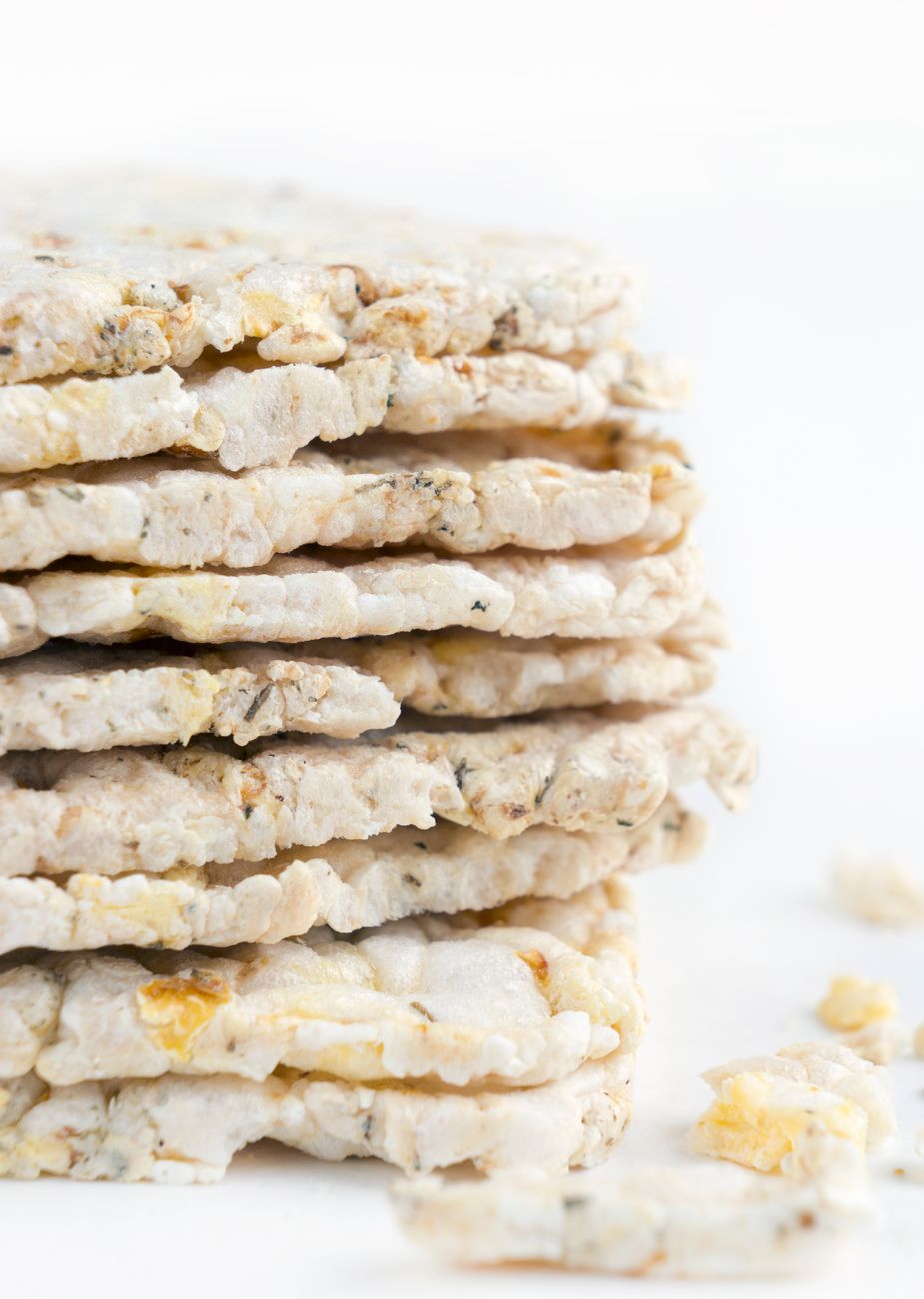 rice wafers stack