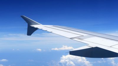airplane flying in the sky