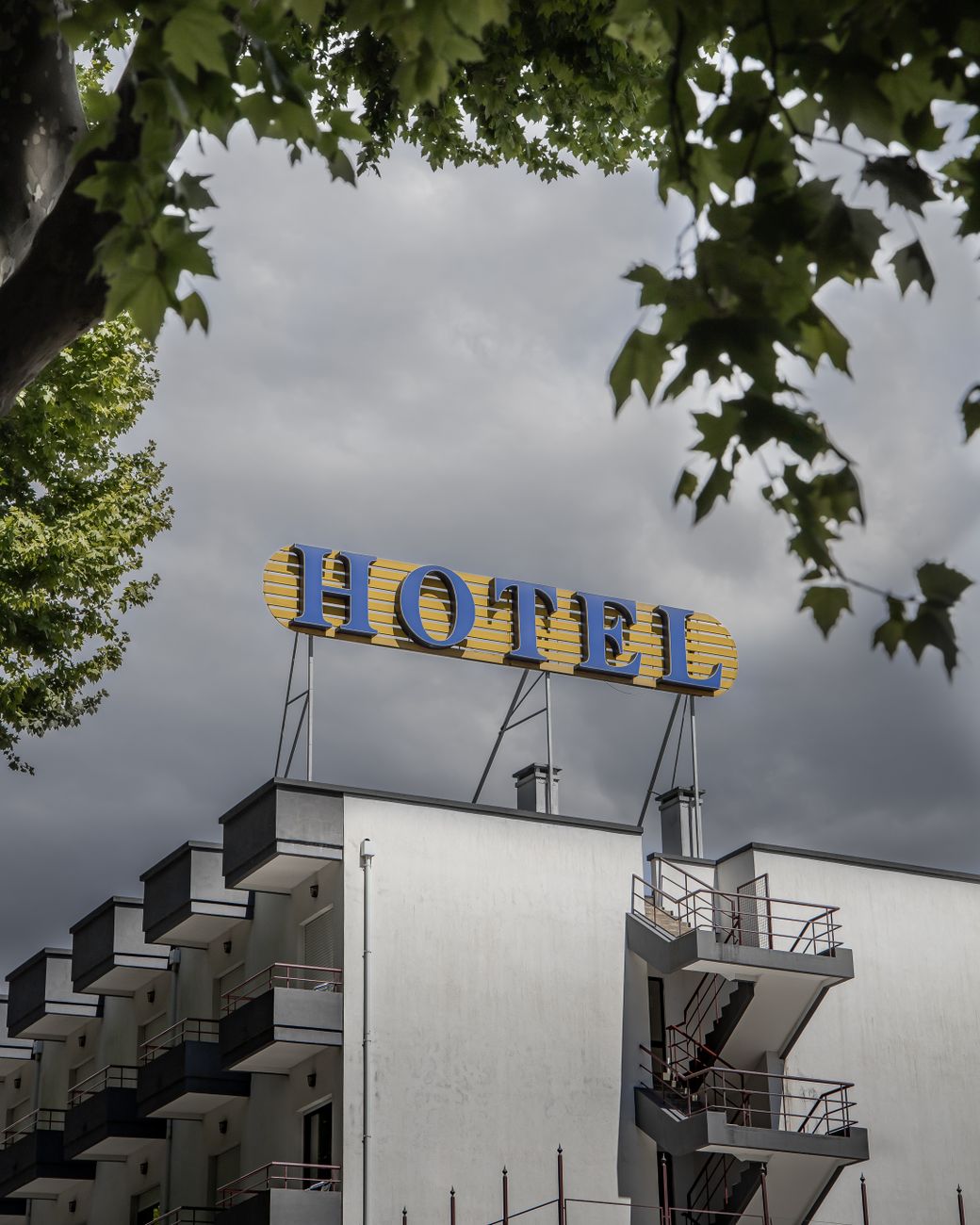 sign of a hotel in portugal