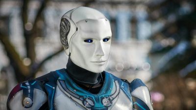 portrait of a humanoid robot