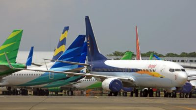 airliners at airport