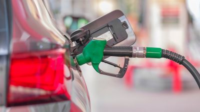 distributor on a petrol station