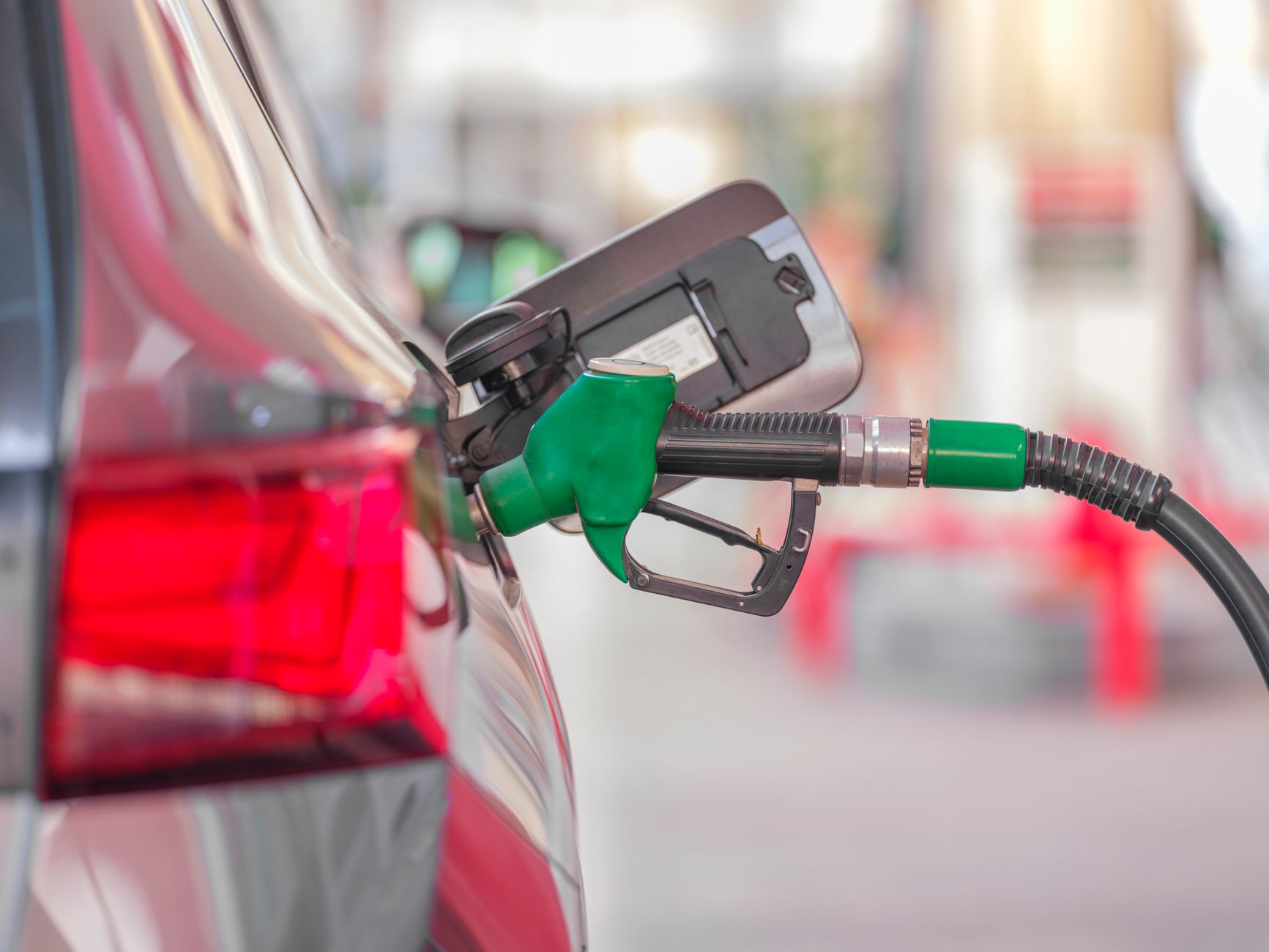 distributor on a petrol station