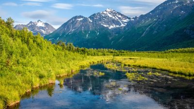 scenic eagle river valley