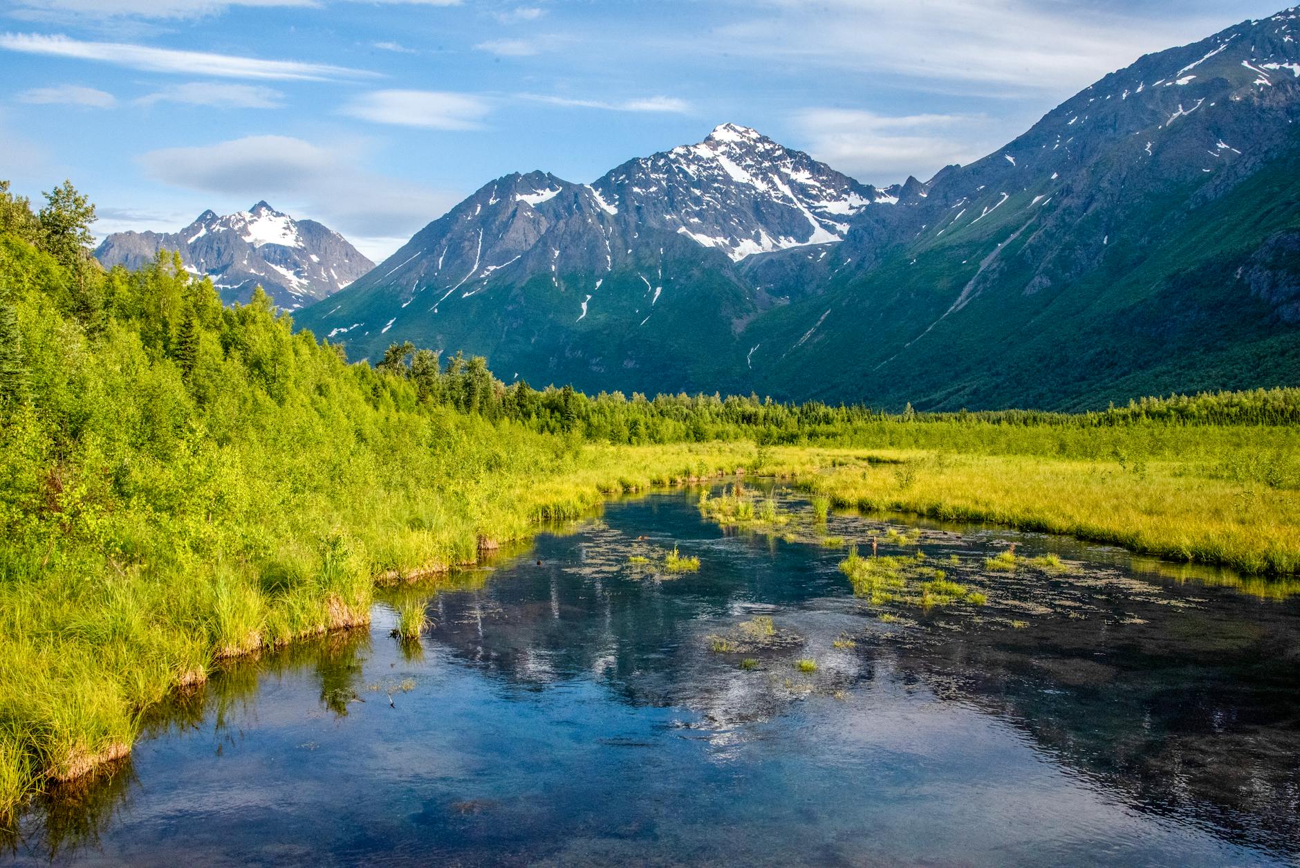 scenic eagle river valley