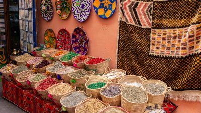 merchandise in market