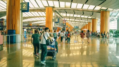 people standing inside airport