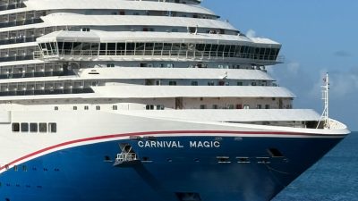 carnival magic cruise ship on open ocean