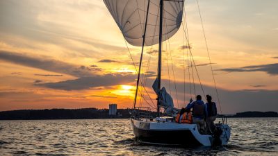 sunset sailing adventure in minsk region