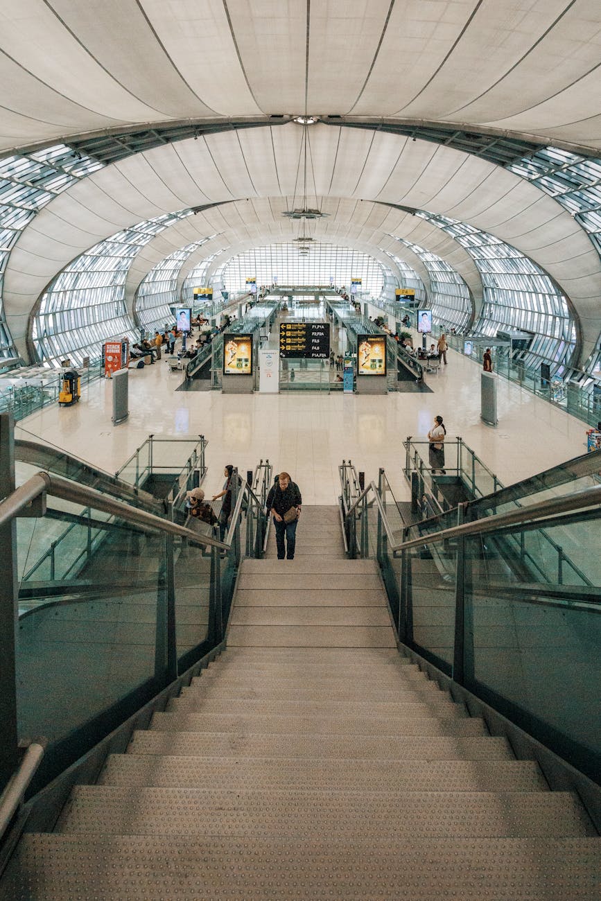people inside building