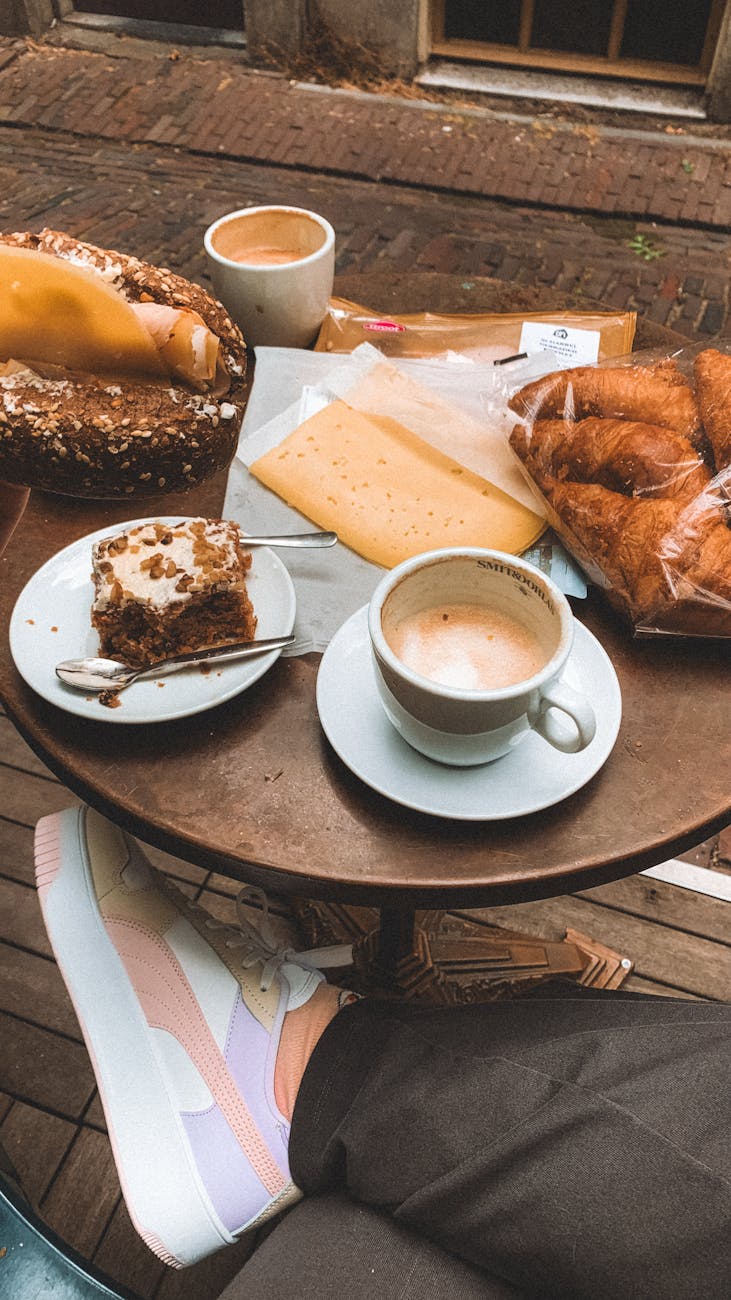 cozy outdoor cafe breakfast in tilburg