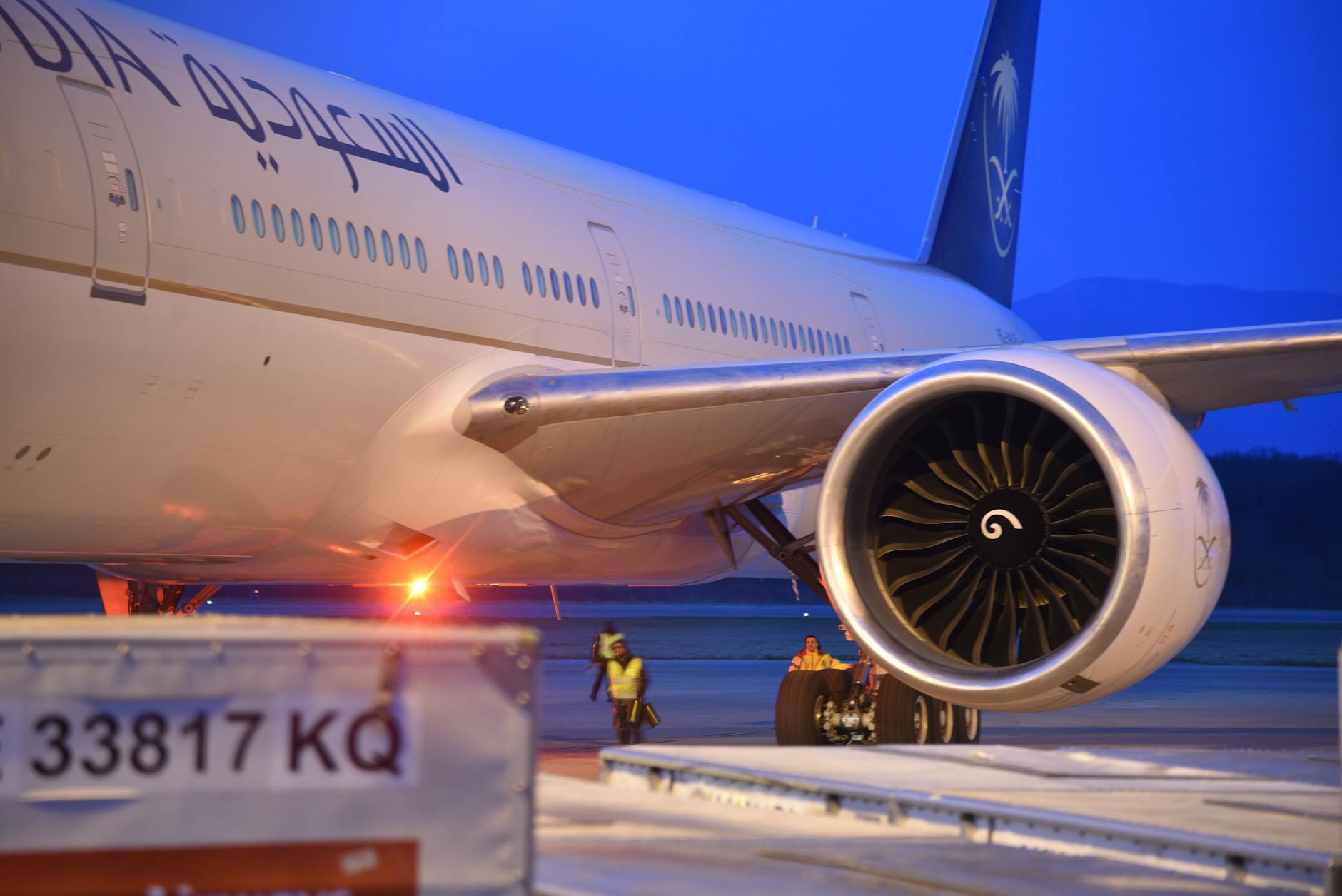 commercial jet on tarmac at geneva airport