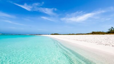 stunning caribbean beach in venezuela