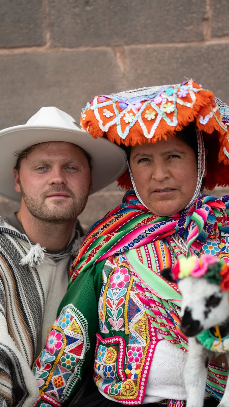 traditional peruvian attire in cusco