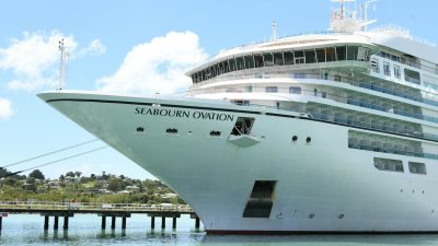luxury cruise ship docked in antigua s saint john