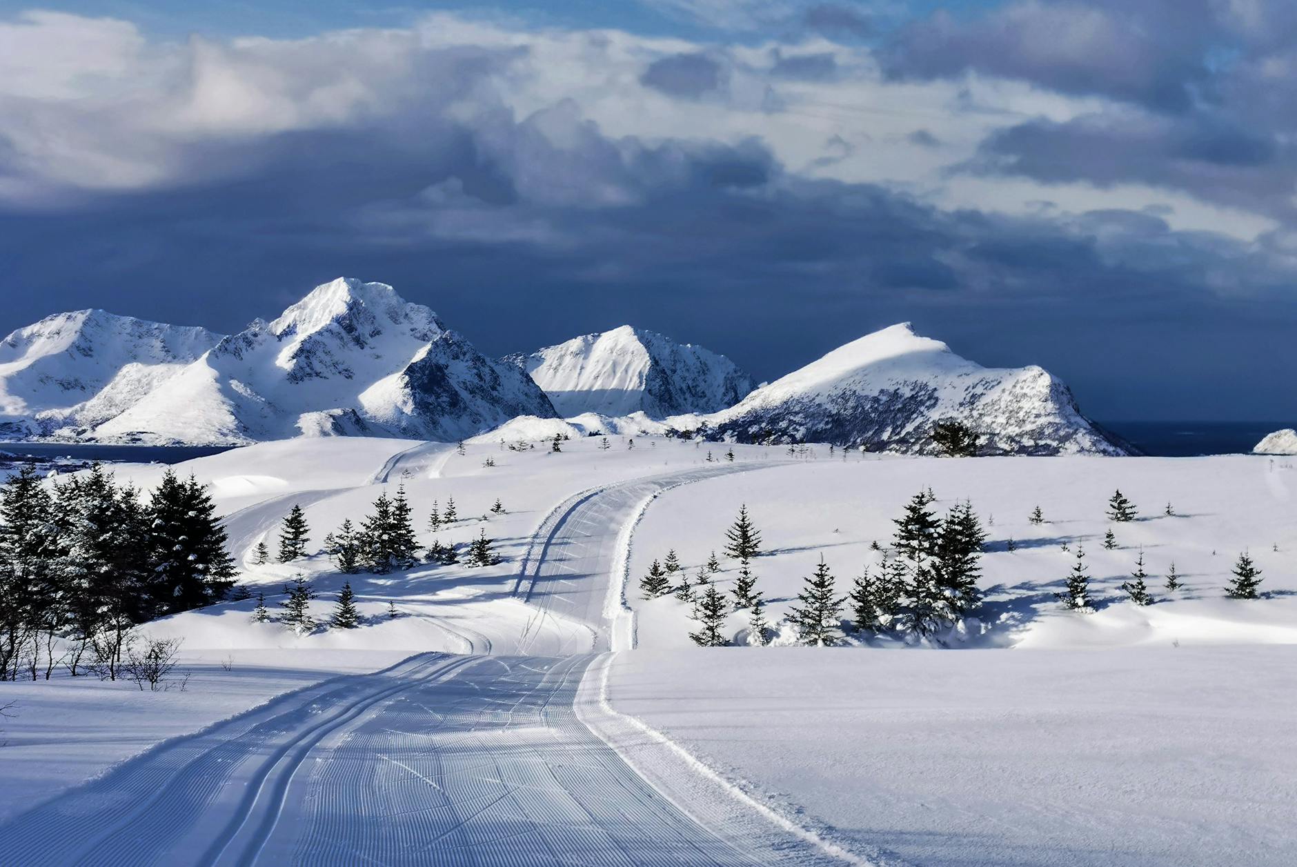 snow covered mountain