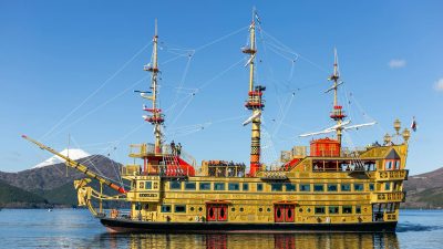 ship on body of water