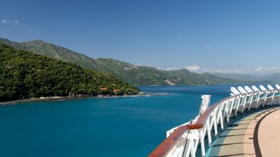 a scenic view of labadee from a cruise ship