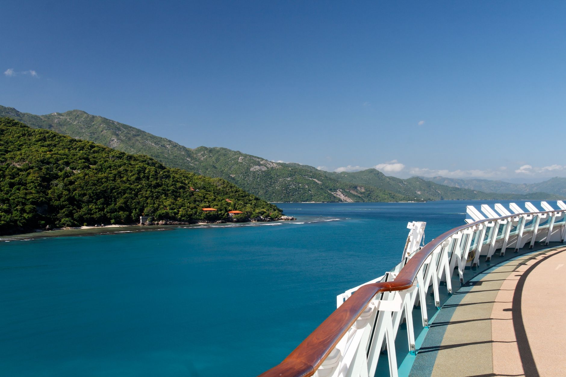 a scenic view of labadee from a cruise ship
