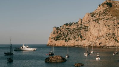 boats sailing on sea