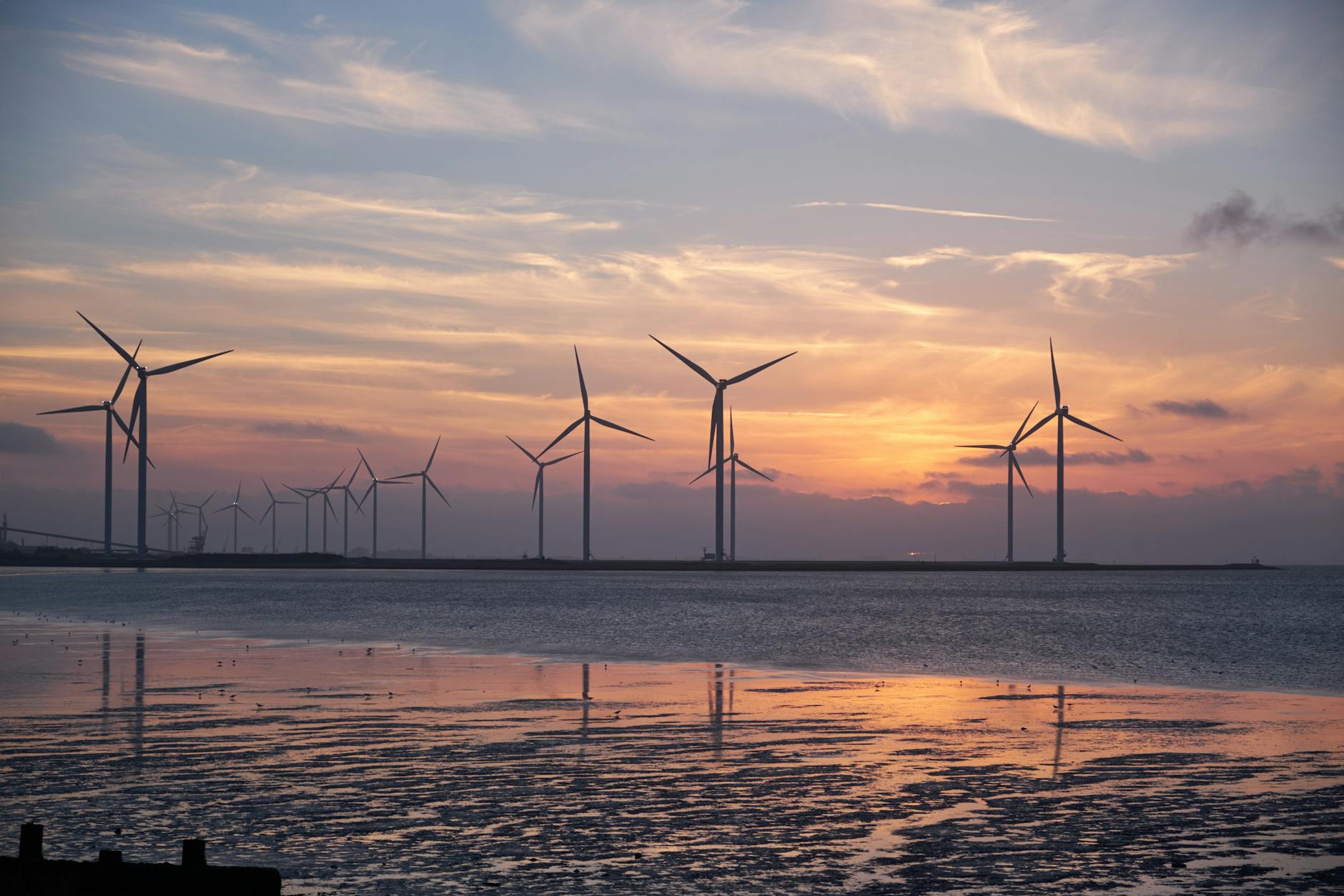 wind turbine landscape photography