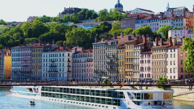 view of a river in a city