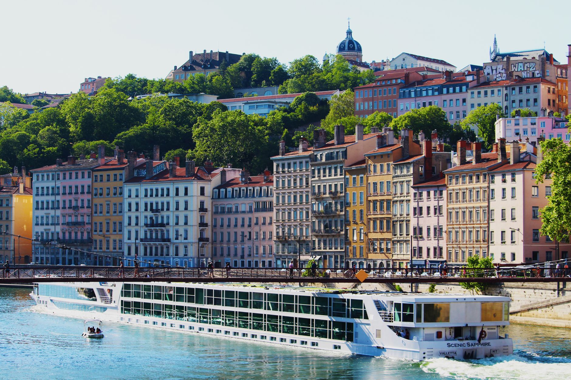 view of a river in a city
