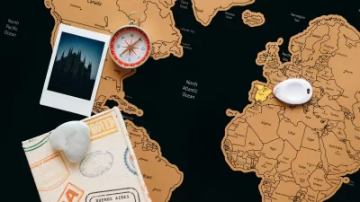 marked country on a map