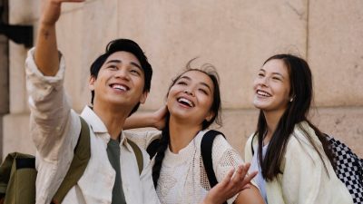 photo of a young group taking a groupie