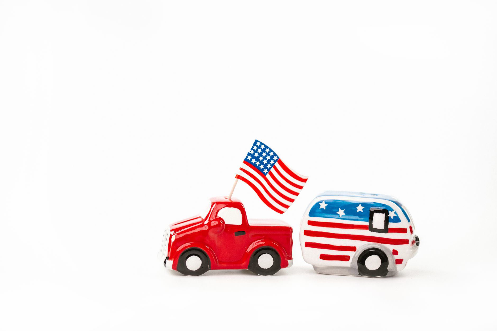 red and white toy car