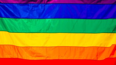 colorful rainbow flag