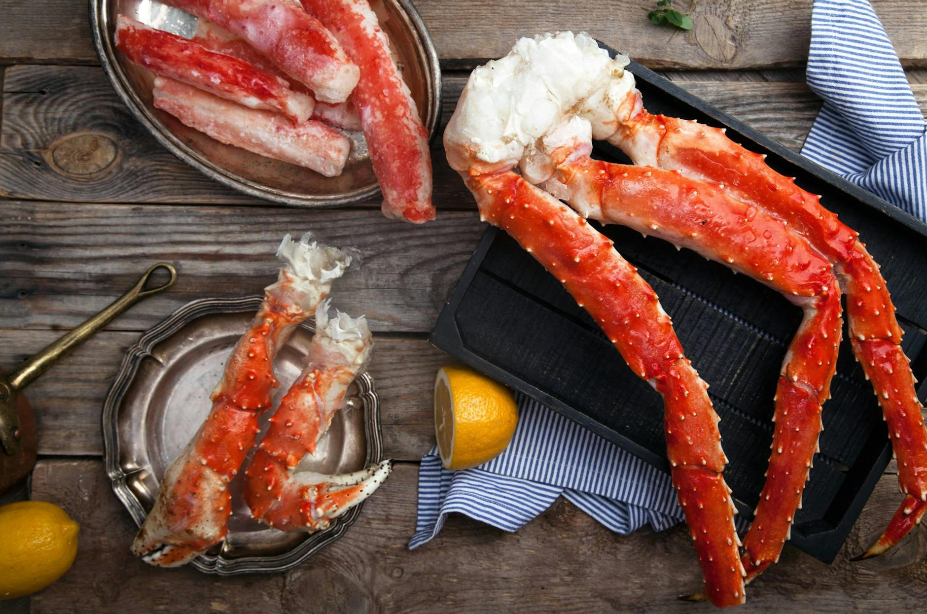 photo of crab legs