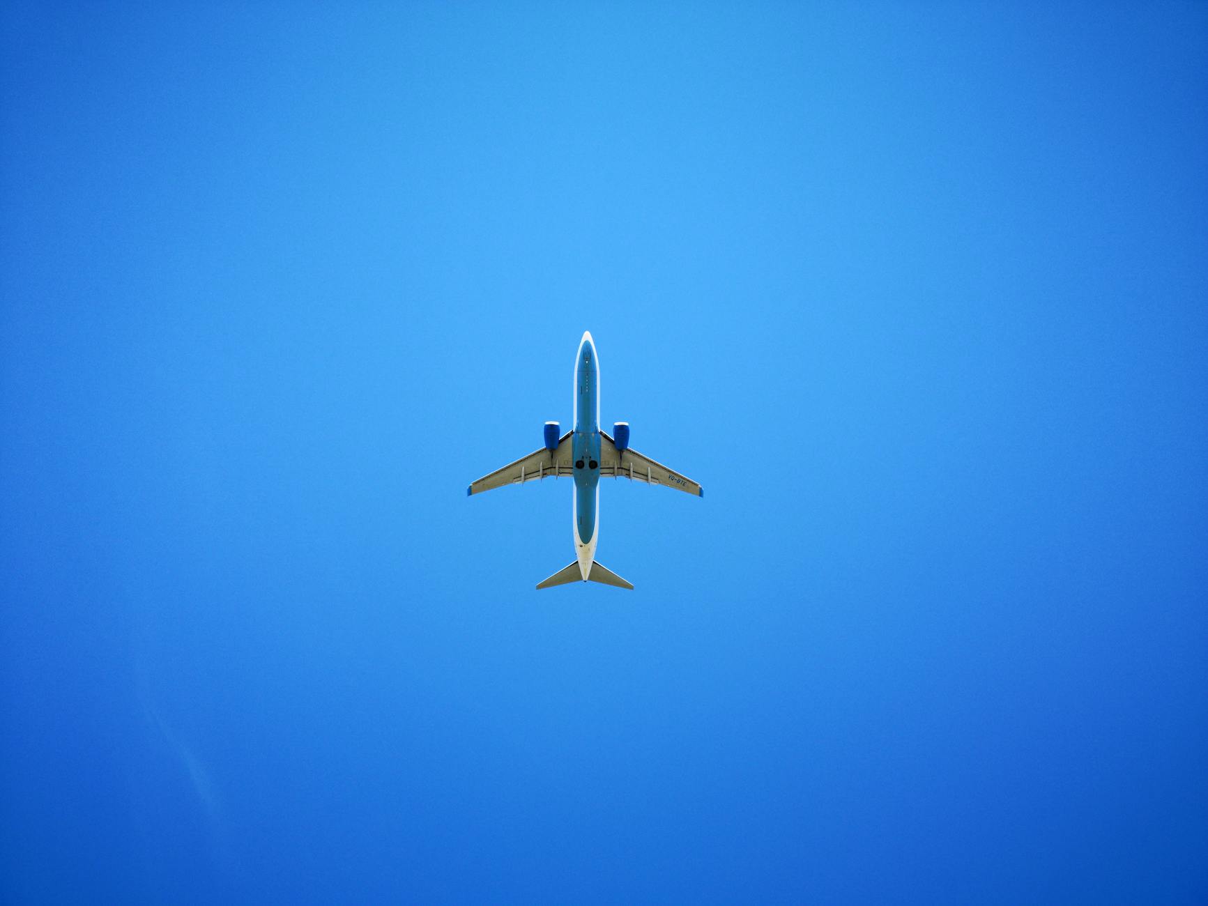 airplane flying in the sky