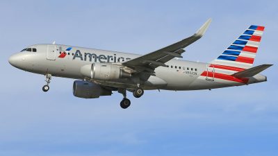 flying airplane in the sky