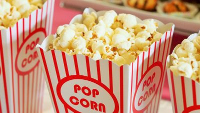 selective focus photography of popcorns