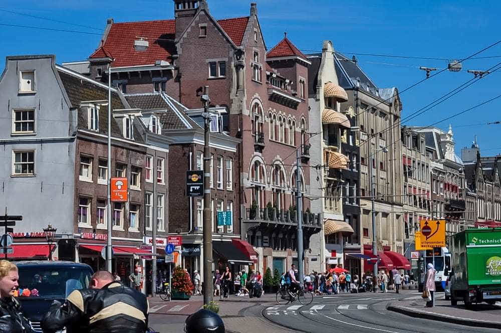 A photo of downtown Amsterdam Romantic Cities