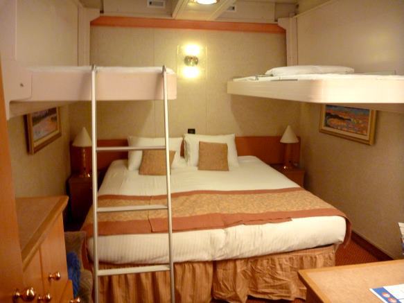 carnival cruise cabin for 4